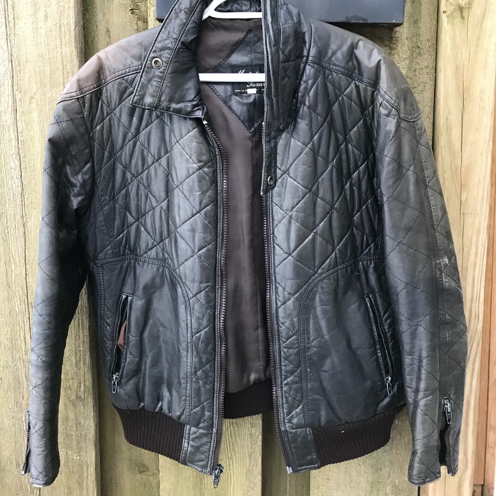 vintage motorcycle leather jacket